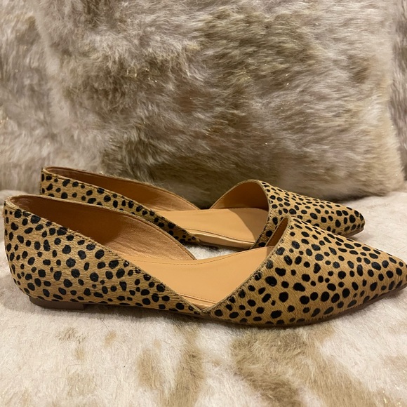 J. Crew Women's Spotted Tan Flats - Picture 2 of 13